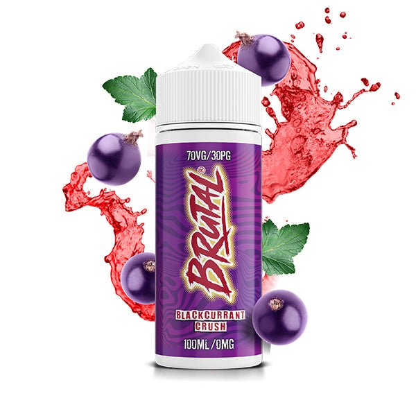 JUST JUICE BRUTAL BLACKCURRANT CRUSH 100ML SHORTFILL E - LIQUID - Super E - cig