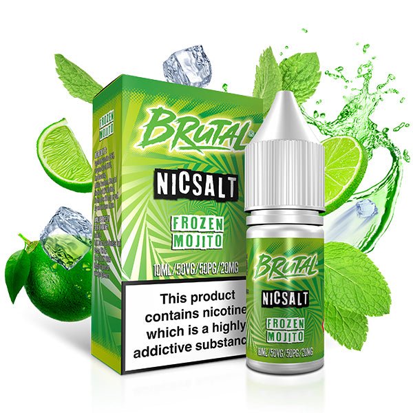 JUST JUICE BRUTAL FROZEN MOJITO 10ML NIC SALT E - LIQUID - Super E - cig