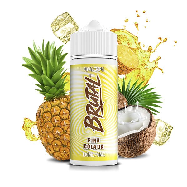 JUST JUICE BRUTAL PINA COLADA 100ML SHORTFILL E - LIQUID - Super E - cig