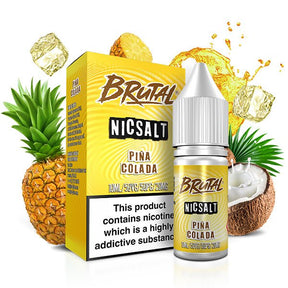 JUST JUICE BRUTAL PINA COLADA 10ML NIC SALT E - LIQUID - Super E - cig