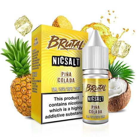 JUST JUICE BRUTAL PINA COLADA 10ML NIC SALT E - LIQUID - Super E - cig