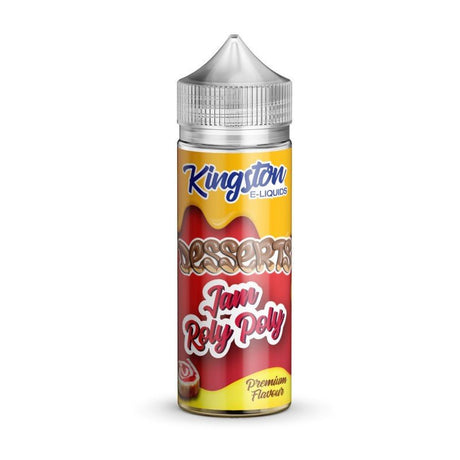 KINGSTON - 100ML DESSERTS JAM ROLY POLY 0MG SHORTFILL E LIQUID - Super E-cig