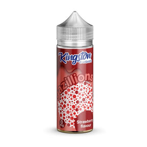 KINGSTON - 100ML GAZILLIONS STRAWBERRY 0MG SHORTFILL E LIQUID - Super E-cig