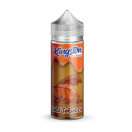 KINGSTON - 100ML GOLD TOBACCO 0MG SHORTFILL E LIQUID - Super E-cig