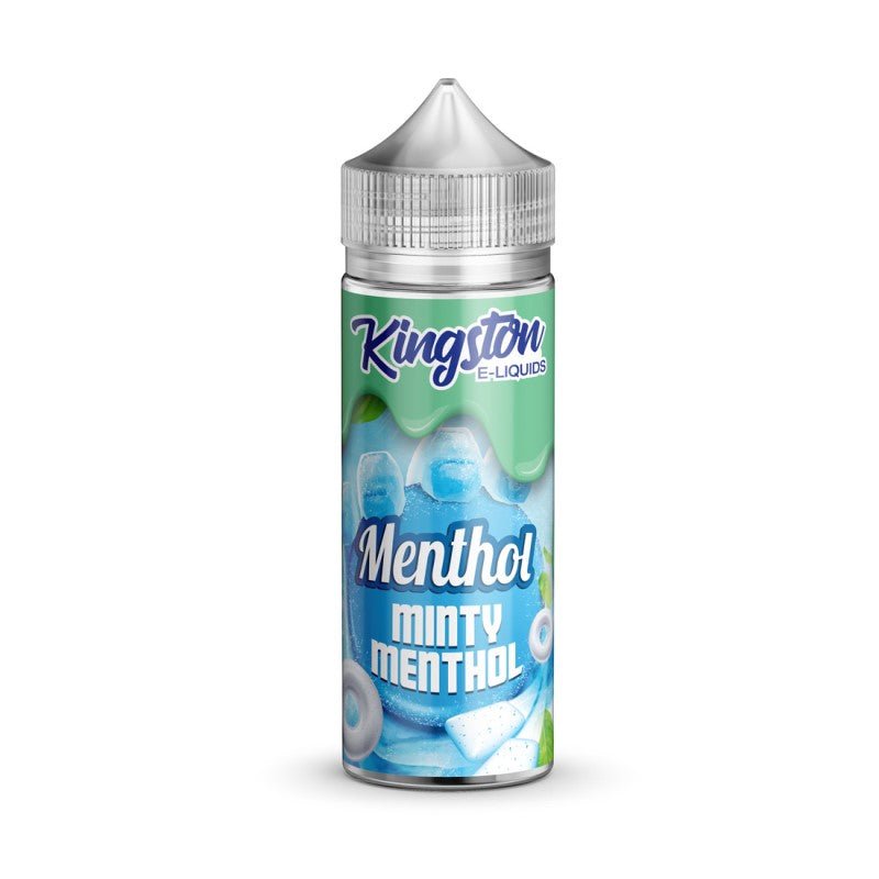 KINGSTON - 100ML MINTY MENTHOL 0MG SHORTFILL E LIQUID - Super E-cig