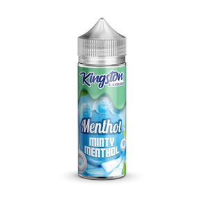 KINGSTON - 100ML MINTY MENTHOL 0MG SHORTFILL E LIQUID - Super E-cig