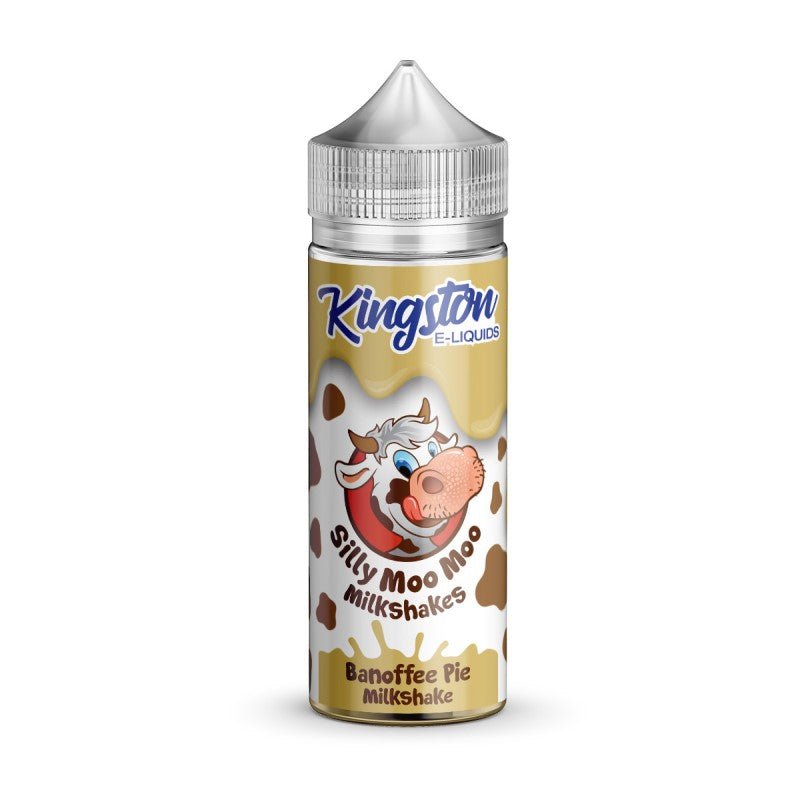 KINGSTON - 100ML SILLY MOO MOO BANOFFEE PIE MILKSHAKE 0MG SHORTFILL E LIQUID - Super E-cig