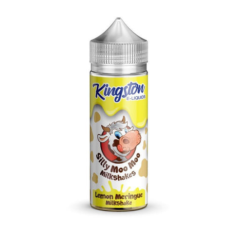 KINGSTON - 100ML SILLY MOO MOO LEMON MERINGUE MILKSHAKE 0MG SHORTFILL E LIQUID - Super E-cig