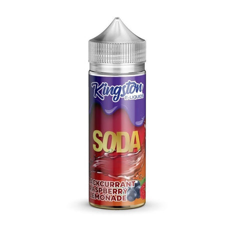 KINGSTON - 100ML SODA BLACKCURRANT, RASPBERRY LEMONADE 0MG SHORTFILL E LIQUID - Super E-cig