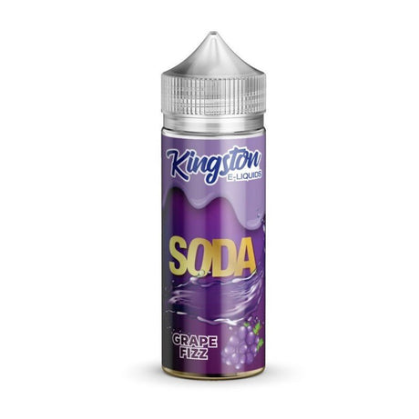 KINGSTON - 100ML SODA GRAPE FIZZ 0MG SHORTFILL E LIQUID - Super E-cig