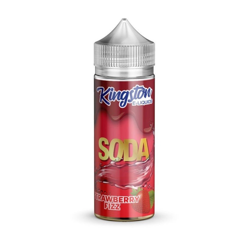 KINGSTON - 100ML SODA STRAWBERRY FIZZ 0MG SHORFILL E LIQUID - Super E-cig