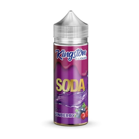 KINGSTON - 100ML SODA VINBERRY 0MG SHORTFILL E LIQUID - Super E-cig