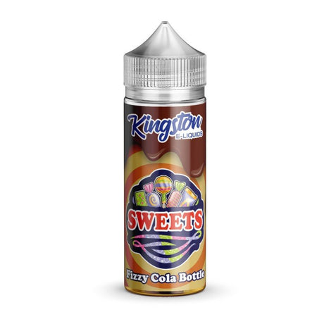 KINGSTON - 100ML SWEETS FIZZY COLA BOTTLES 0MG SHORTFILL E LIQUID - Super E-cig