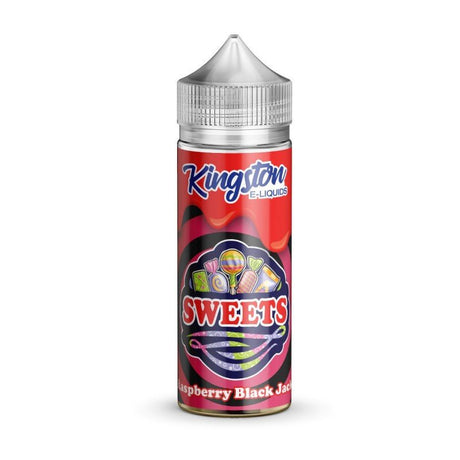 KINGSTON - 100ML SWEETS RASPBERRY BLACK JACK 0MG SHORTFILL E LIQUID - Super E-cig