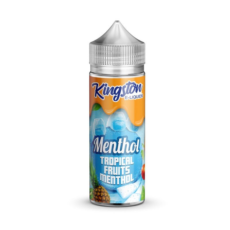 KINGSTON - 100ML TROPICAL FRUITS MENTHOL 0MG SHORTFILL E LIQUID - Super E-cig