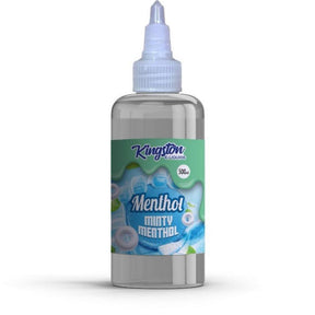KINGSTON - 500ML MINTY MENTHOL 0MG SHORTFILL E LIQUID - Super E-cig
