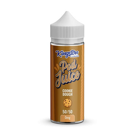 KINGSTON POD JUICE COOKIE DOUGH 50/50 100ML SHORTFILL E - LIQUID - Super E - cig