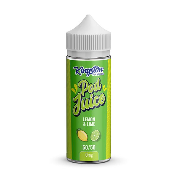 KINGSTON POD JUICE LEMON & LIME 100ML SHORTFILL E - LIQUID - Super E - cig