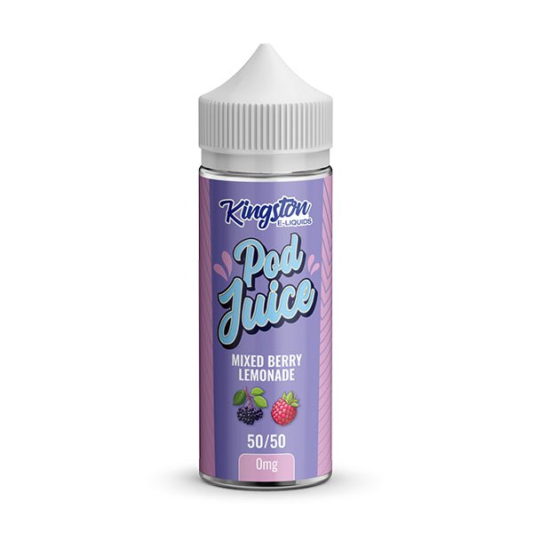 KINGSTON POD JUICE MIX BERRY LEMONADE 100ML SHORTFILL E - LIQUID - Super E - cig