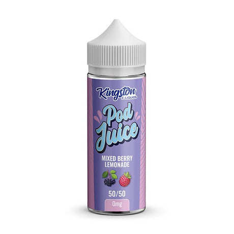 KINGSTON POD JUICE MIX BERRY LEMONADE 100ML SHORTFILL E - LIQUID - Super E - cig