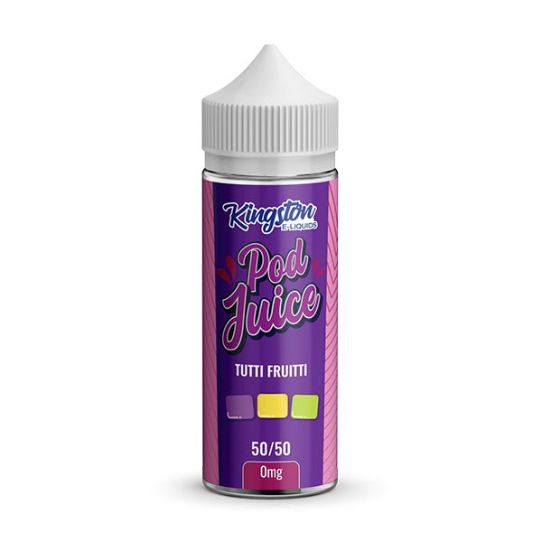 KINGSTON POD JUICE TUTTI FRUITTI 100ML SHORTFILL E - LIQUID - Super E - cig