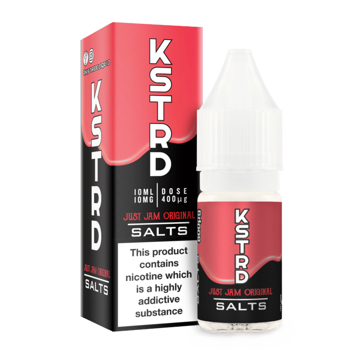 KSTRD - 10ML JUST JAM STRAWBERRY NIC SALT E LIQUID - Super E-cig