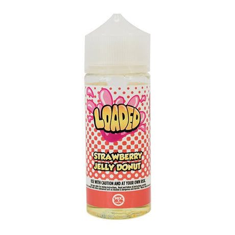 LOADED STRAWBERRY JELLY DONUT 100ML SHORTFILL E - LIQUID - Super E - cig