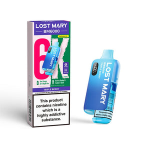 LOST MARY BM6000 PREFILLED POD KIT - TRIPLE BERRY