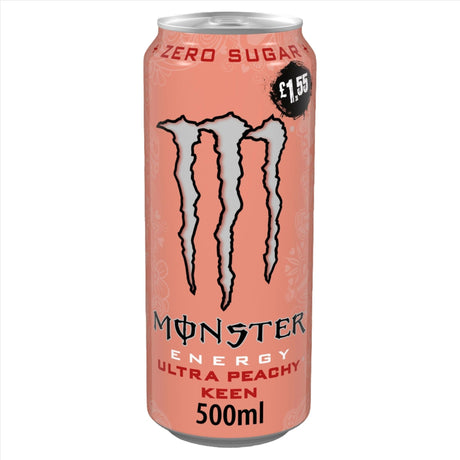 MONSTER ULTRA PEACHY KEEN 500ML - Super E - cig