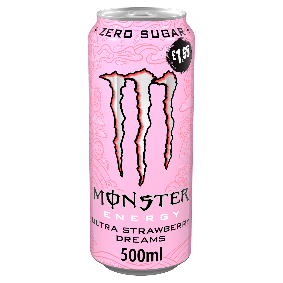 MONSTER ULTRA STRAWBERRY DREAMS 500ML - Super E - cig