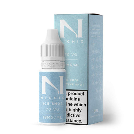 NIC NIC - 1 FREE 18MG ICE NIC SHOT 70VG - Super E-cig