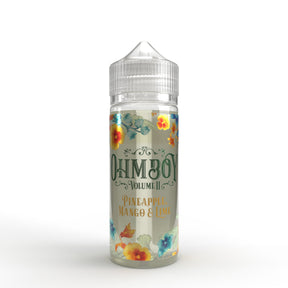 OHM BOY - 100ML PINEAPPLE MANGO & LIME 0MG SHORTFILL E LIQUID - Super E-cig