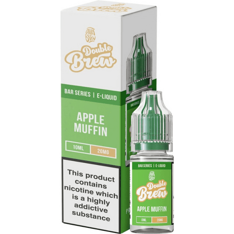 OHM BREW DOUBLE BREW APPLE MUFFIN 10ML NIC SALT E - LIQUID - Super E - cig