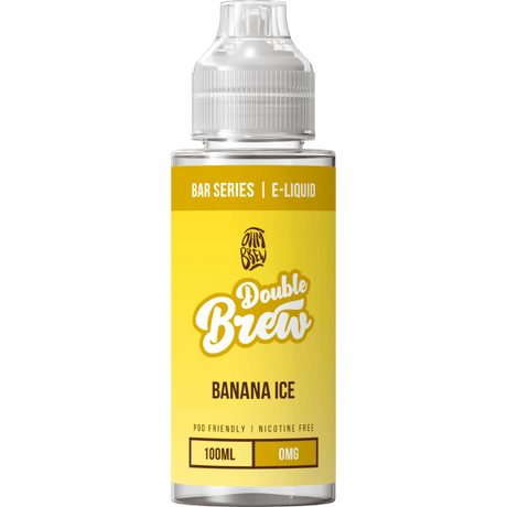OHM BREW DOUBLE BREW BANANA ICE 100ML SHORTFILL E - LIQUID - Super E - cig
