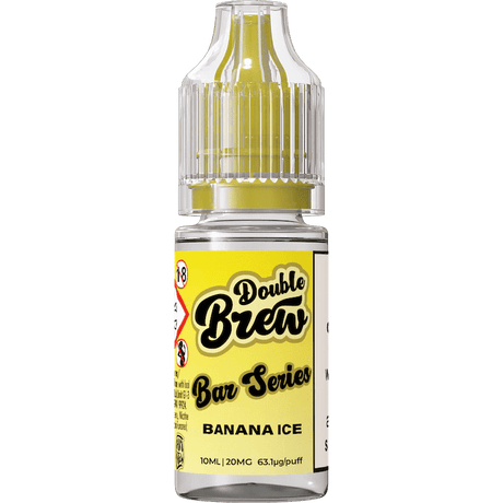 OHM BREW DOUBLE BREW BANANA ICE 10ML NIC SALT E - LIQUID - Super E - cig
