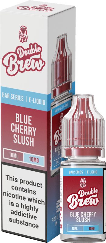 OHM BREW DOUBLE BREW BLUE CHERRY SLUSH 10ML NIC SALT E - LIQUID - Super E - cig