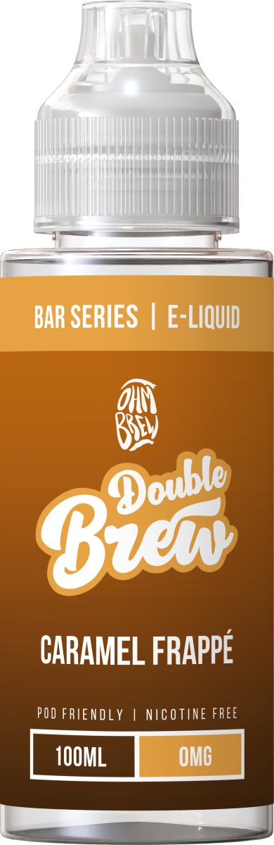 OHM BREW DOUBLE BREW CARAMEL FRAPPE 100ML SHORTFILL E - LIQUID - Super E - cig