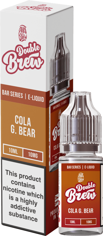 OHM BREW DOUBLE BREW COLA G. BEAR 10ML NIC SALT E - LIQUID - Super E - cig