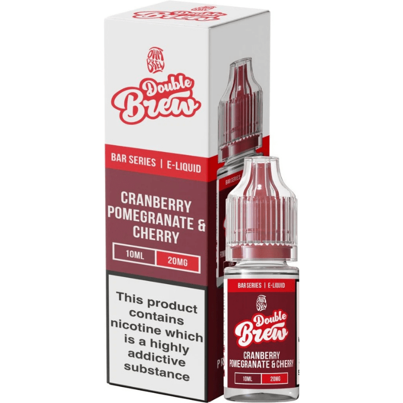 OHM BREW DOUBLE BREW CRANBERRY POMEGRANATE & CHERRY 10ML NIC SALT E - LIQUID - Super E - cig