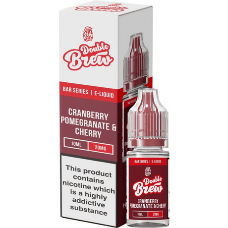 OHM BREW DOUBLE BREW CRANBERRY POMEGRANATE & CHERRY 10ML NIC SALT E - LIQUID - Super E - cig