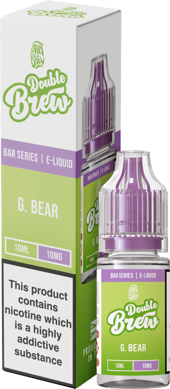 OHM BREW DOUBLE BREW G. BEAR 10ML NIC SALT E - LIQUID - Super E - cig