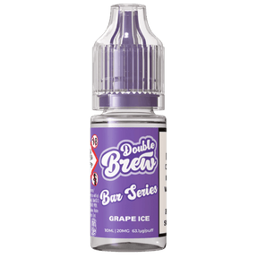 OHM BREW DOUBLE BREW GRAPE ICE 10ML NIC SALT E - LIQUID - Super E - cig