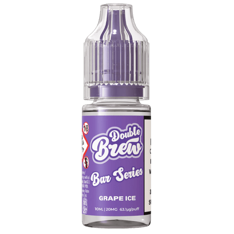 OHM BREW DOUBLE BREW GRAPE ICE 10ML NIC SALT E - LIQUID - Super E - cig