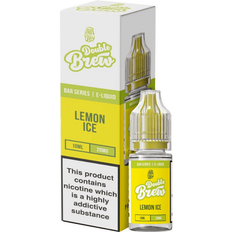 OHM BREW DOUBLE BREW LEMON ICE 10ML NIC SALT E - LIQUID - Super E - cig