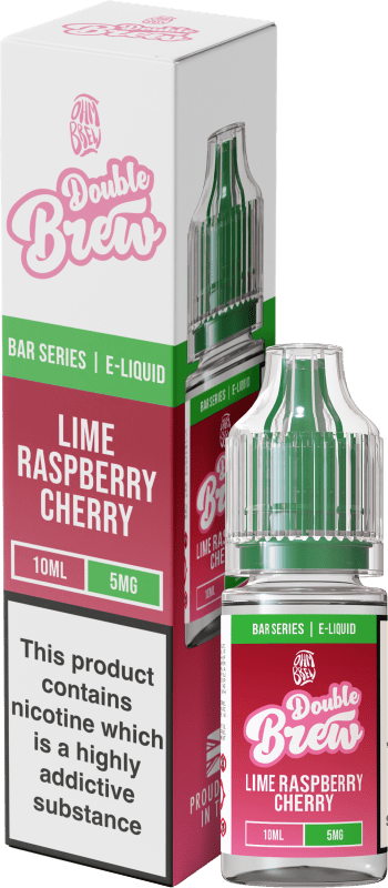 OHM BREW DOUBLE BREW LIME RASPBERRY CHERRY 10ML NIC SALT E - LIQUID - Super E - cig