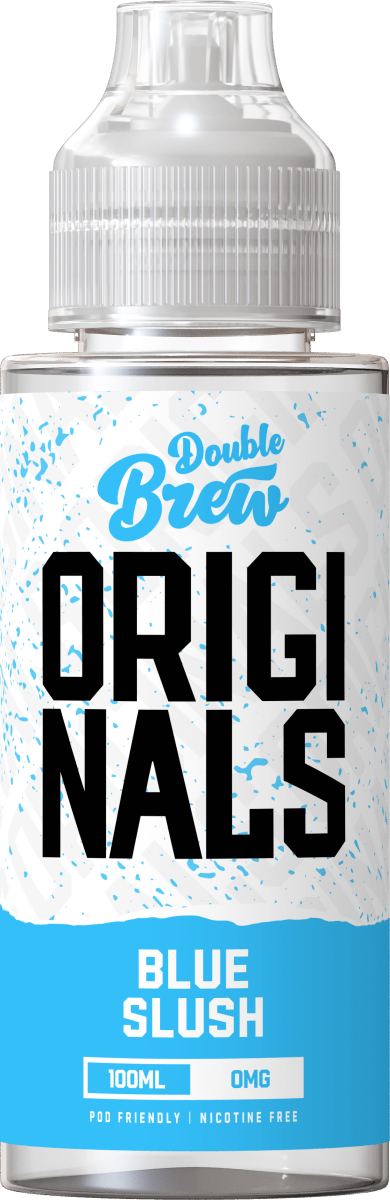 OHM BREW DOUBLE BREW ORIGINALS BLUE SLUSH 100ML SHORTFILL E - LIQUID - Super E - cig