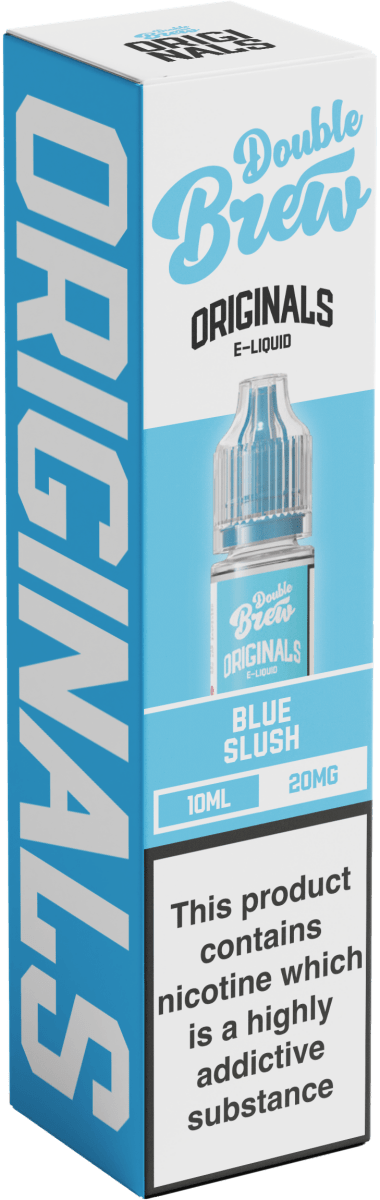 OHM BREW DOUBLE BREW ORIGINALS BLUE SLUSH 10ML NIC SALT E - LIQUID - Super E - cig