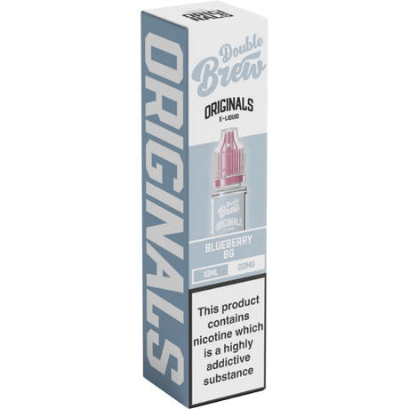 OHM BREW DOUBLE BREW ORIGINALS BLUEBERRY BG 10ML NIC SALT E - LIQUID - Super E - cig