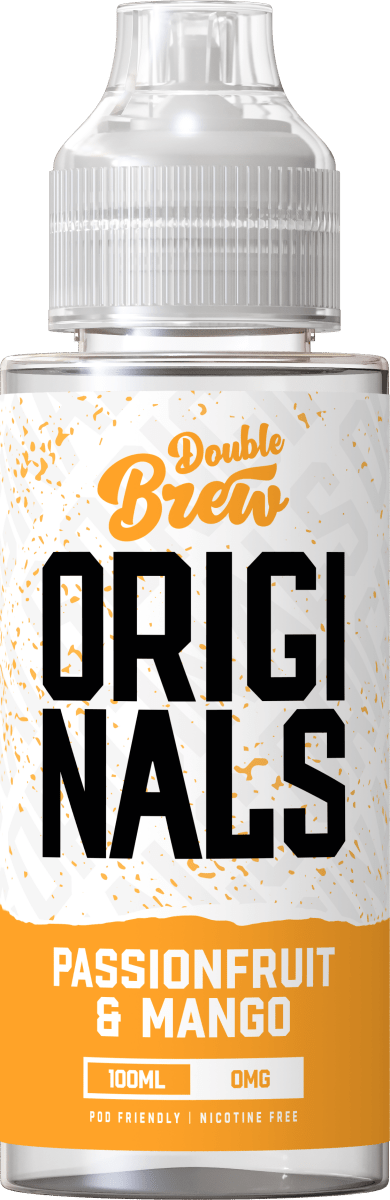 OHM BREW DOUBLE BREW ORIGINALS PASSIONFRUIT & MANGO 100ML SHORTFILL E - LIQUID - Super E - cig