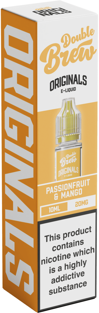 OHM BREW DOUBLE BREW ORIGINALS PASSIONFRUIT MANGO 10ML NIC SALT E - LIQUID - Super E - cig
